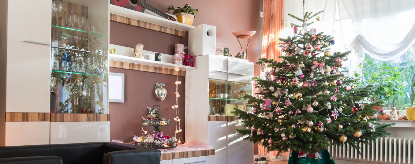 Frische Weihnachtsbäume direkt nach Hause
